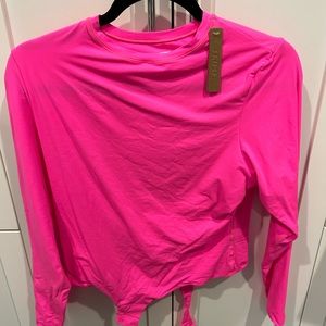 Skims Fits Everybody Neon Pink Bodysuit Plus Size 2X NWT